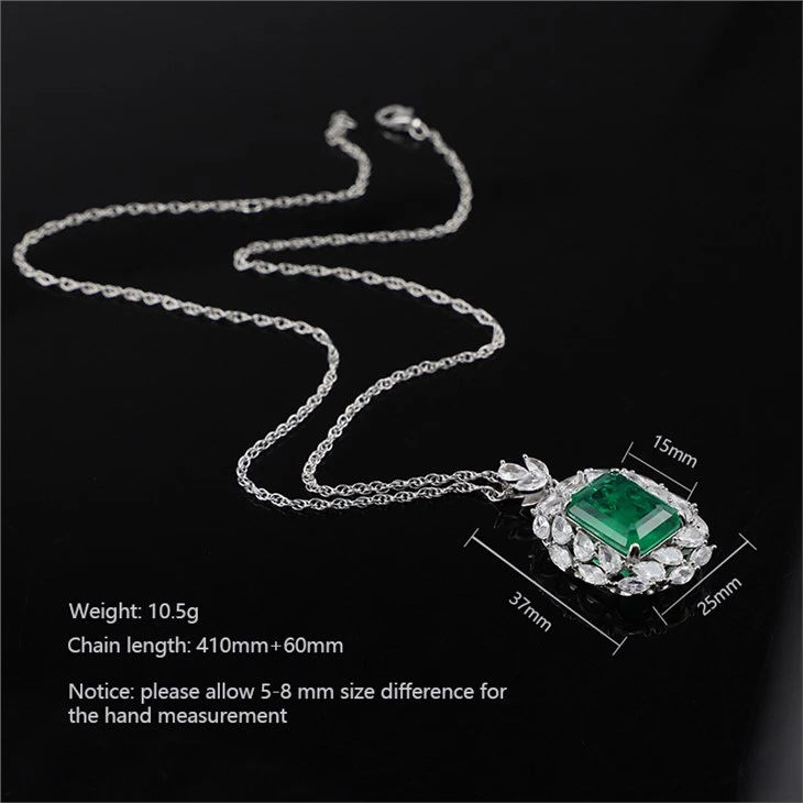 Green Emerald Necklace 04 Green Emerald Necklace 04