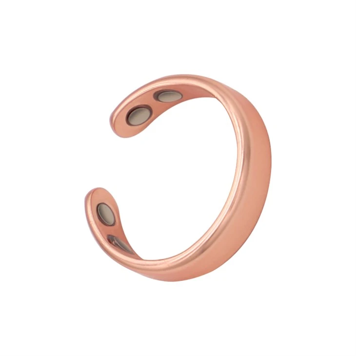 Magnetic Rose Gold Open Cuff Ring Magnetic Rose Gold Open Cuff Ring